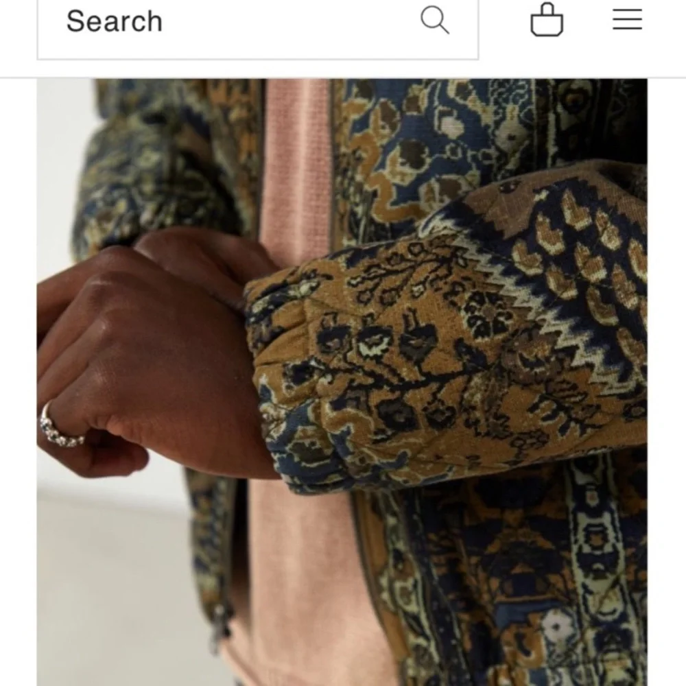 Urban Outfitters Quilted Harrington Bomber Jacket Size M - Picture 5 of 14